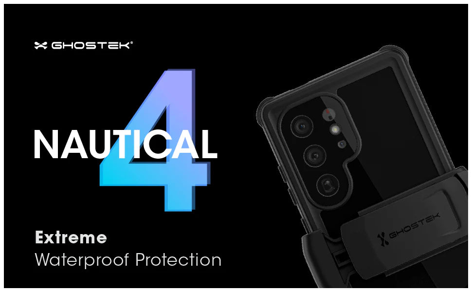 Ghostek - Nautical Slim Case - Samsung Galaxy S24 Ultra - Black