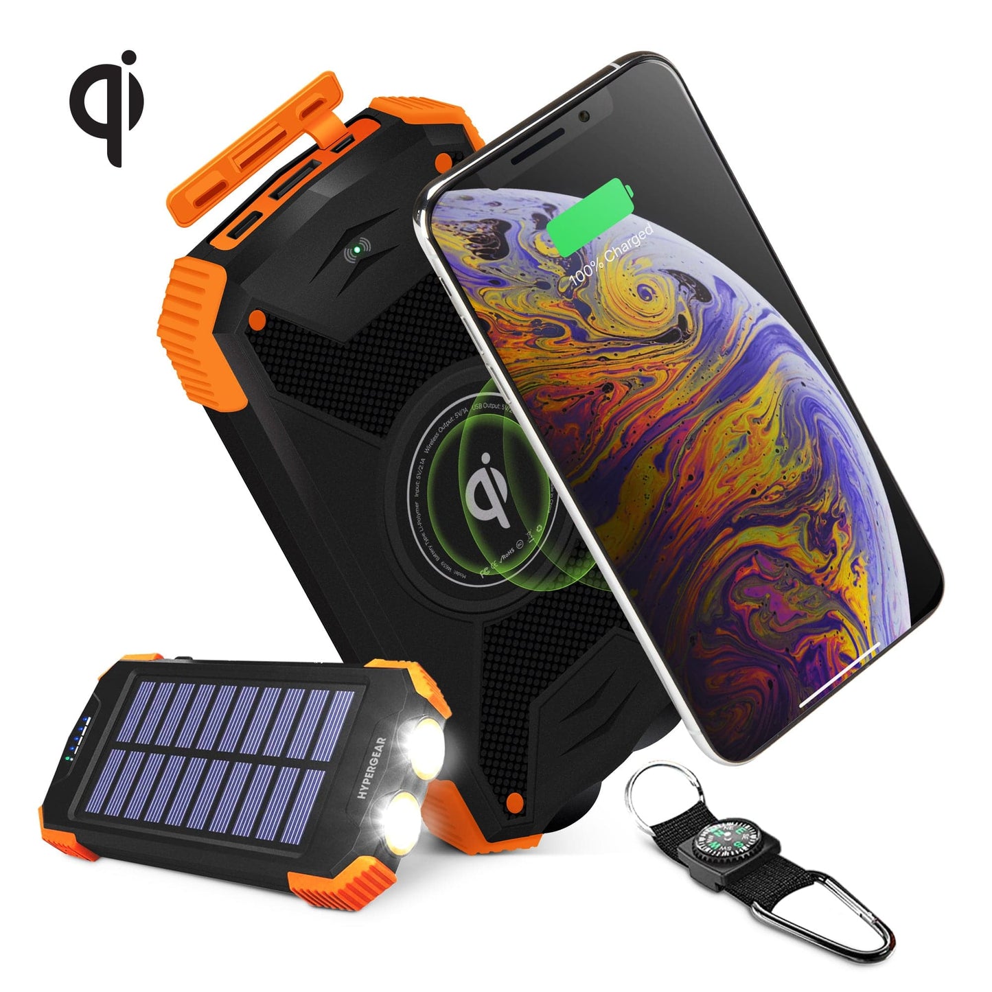 Hypergear 10,000mAh Dual USB Solar Power Bank