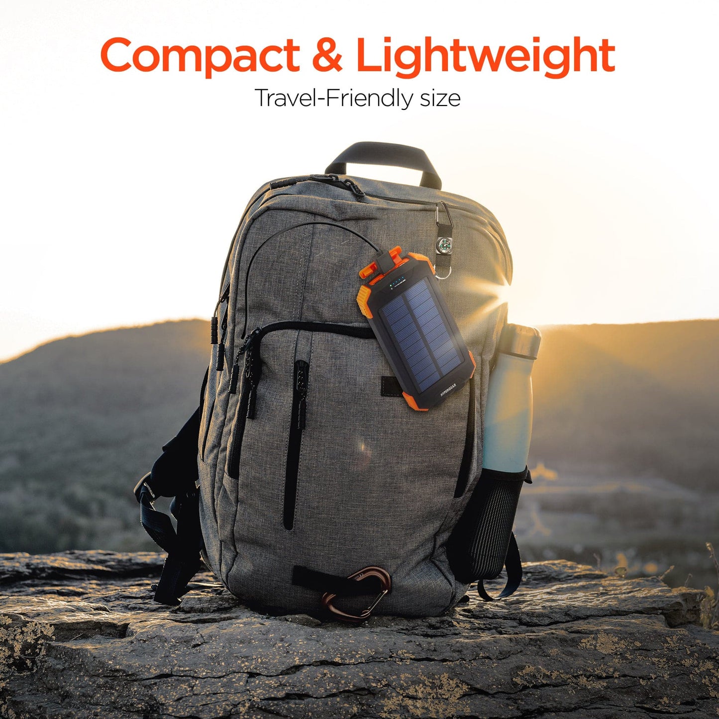 Hypergear 10,000mAh Dual USB Solar Power Bank
