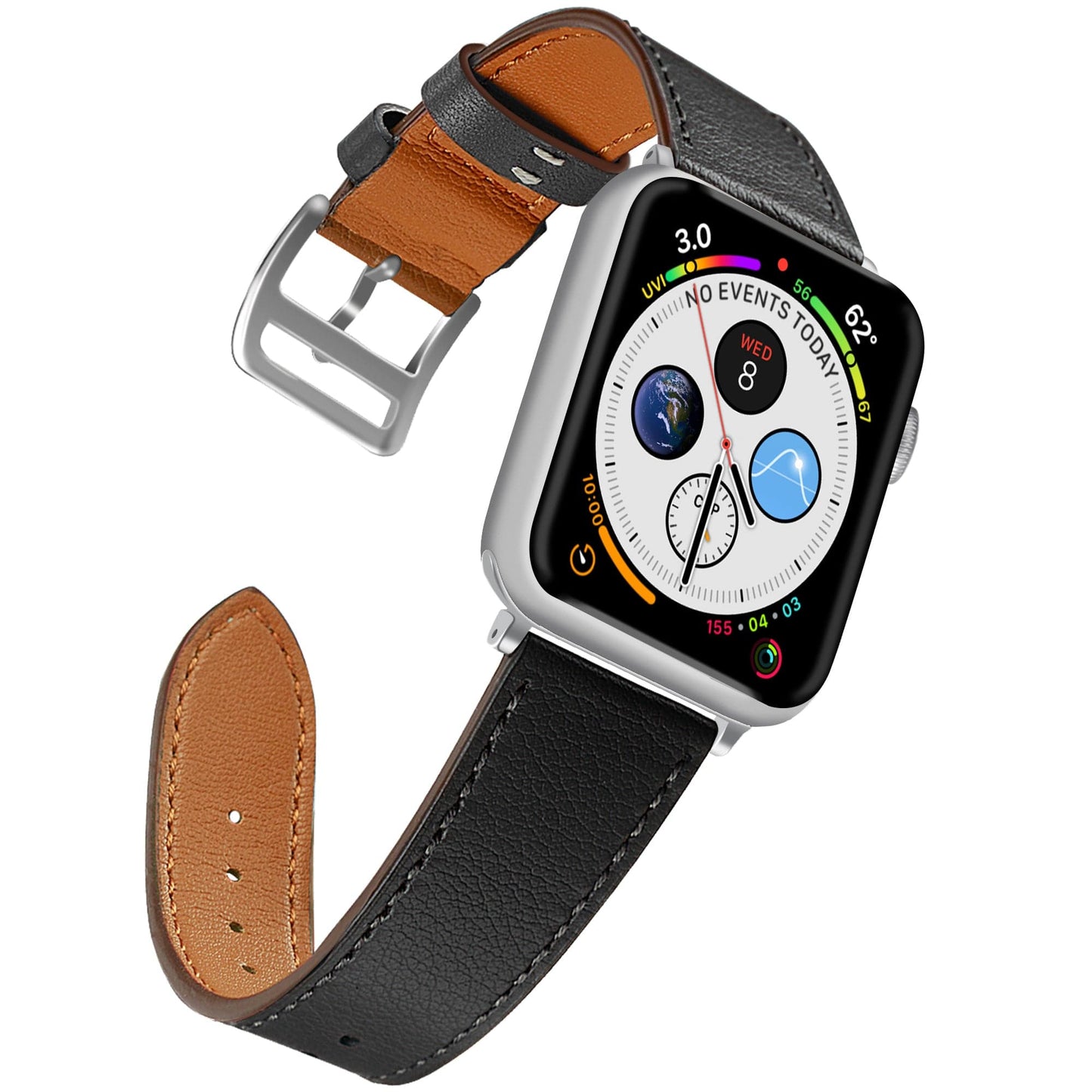Naztech Leather Band for Apple Watch (42/44mm) - Color Options