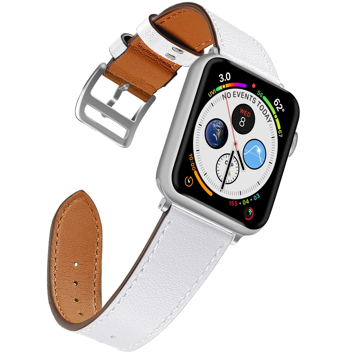 Naztech Leather Band for Apple Watch (42/44mm) - Color Options