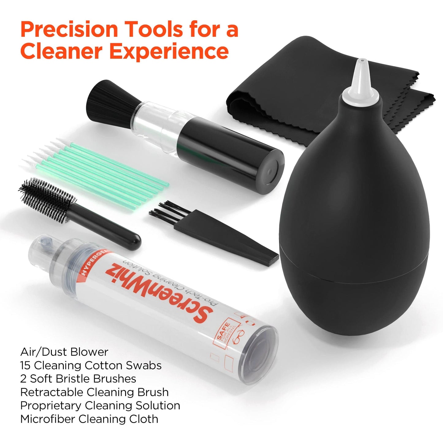 Hypergear ScreenWhiz 7-in-1 Complete Tech Cleaning Kit
