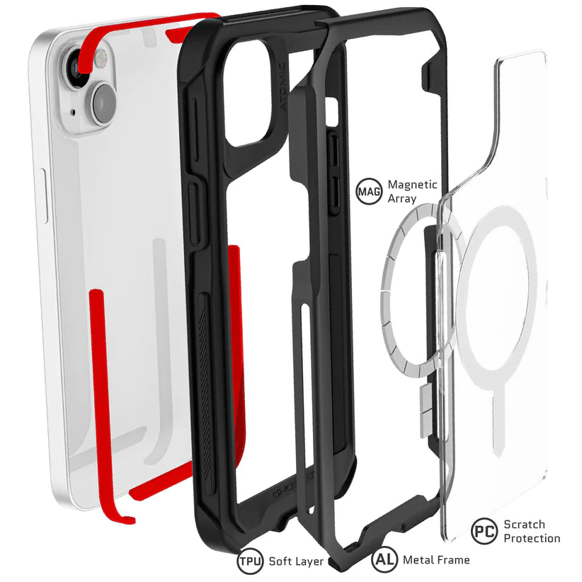 Ghostek Atomic Slim Aluminum Case - IPhone 14 Regular (6.1) - Color Options