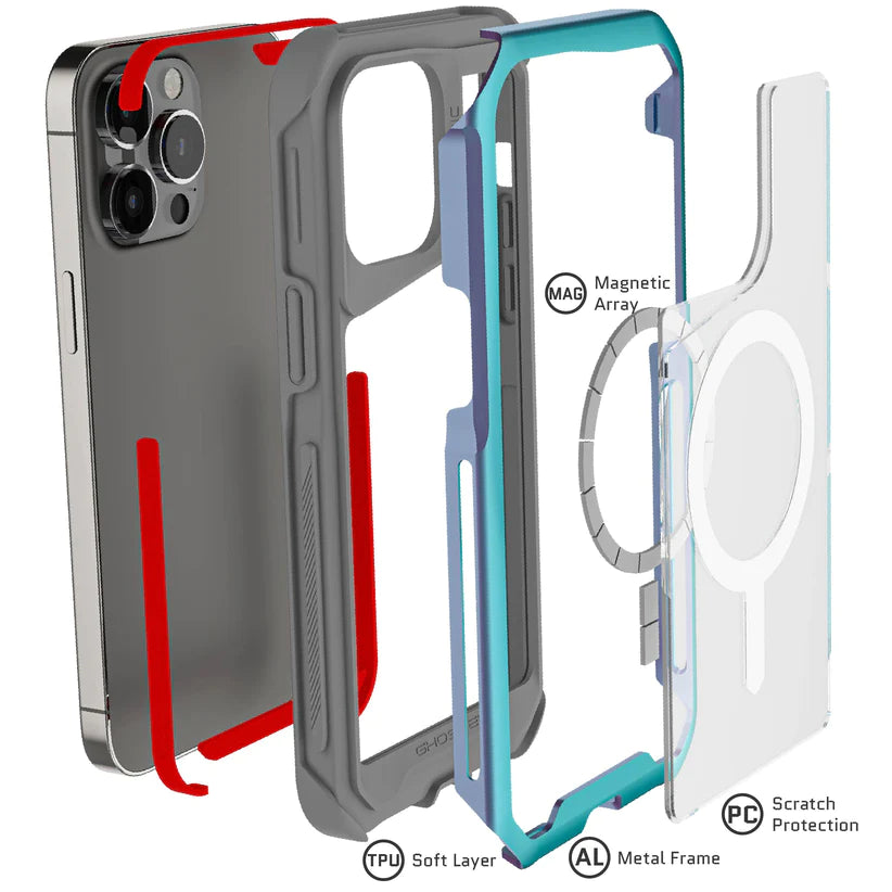Ghostek Atomic Slim Aluminum Case - IPhone 14 Pro (6.1) - Color Options