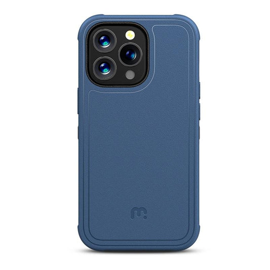 MYBAT Pro Antimicrobial Maverick Series Case with Holster and Tempered Glass - Apple iPhone 13 Pro (6.1) - Color Options