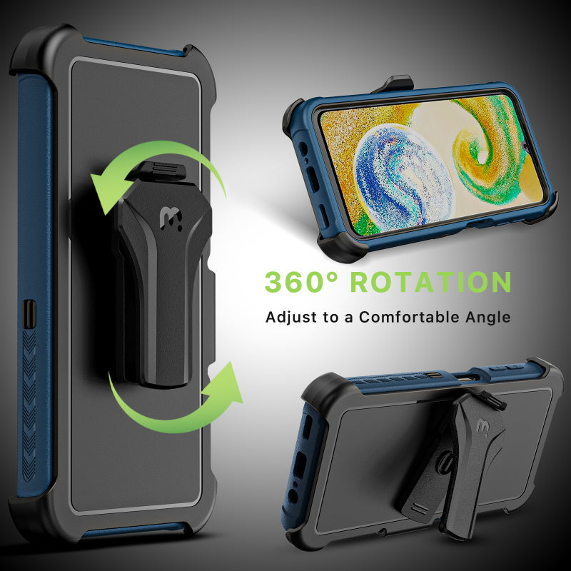 MyBat Pro Antimicrobial Maverick Series Case with Holster - Samsung Galaxy A14 5G - Color Options