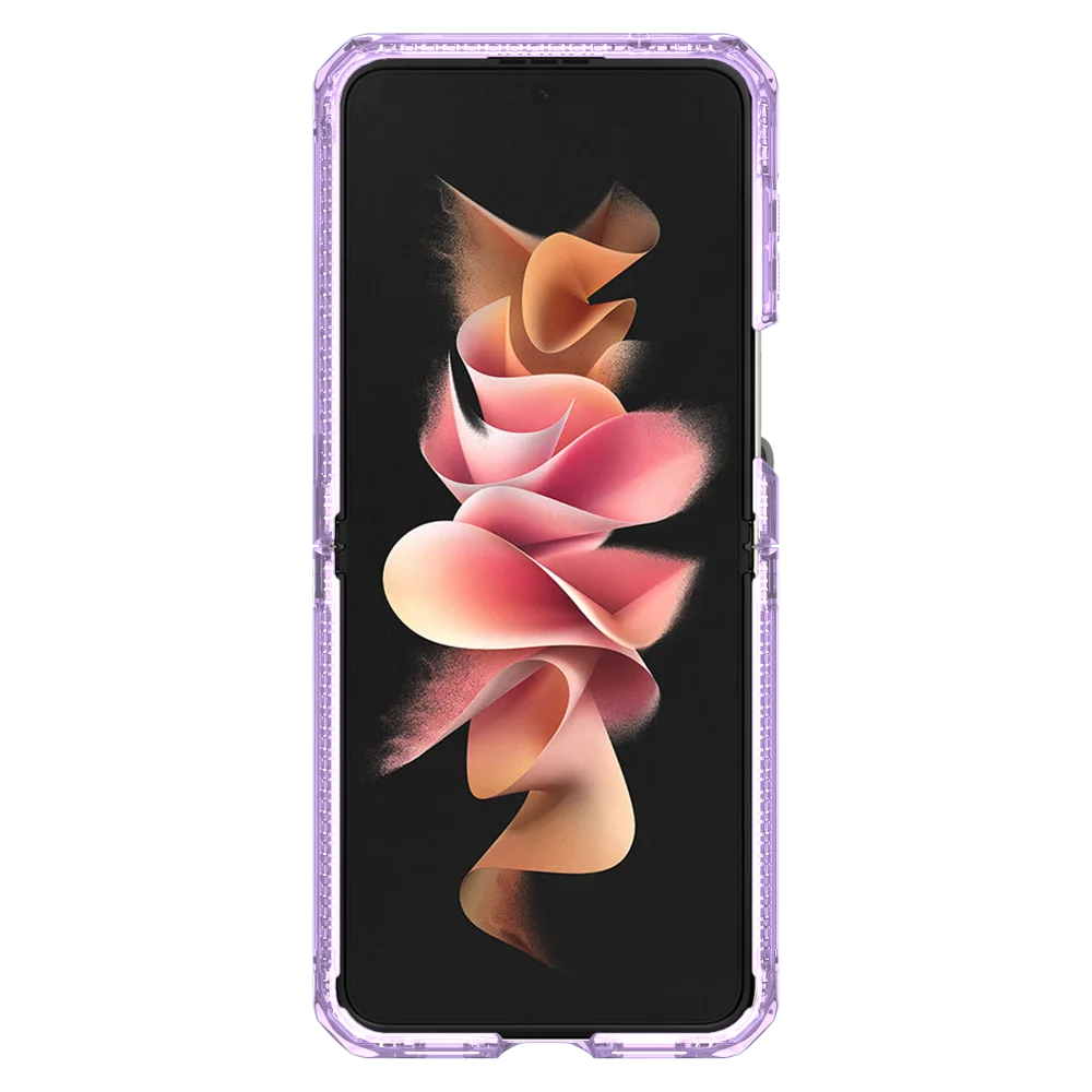 ITSKINS - Supreme_R Hinge Case for Samsung Galaxy Z Flip4 - Light Purple