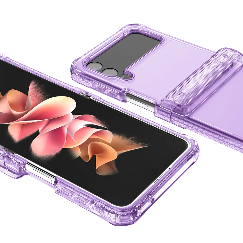 ITSKINS - Supreme_R Hinge Case for Samsung Galaxy Z Flip4 - Light Purple