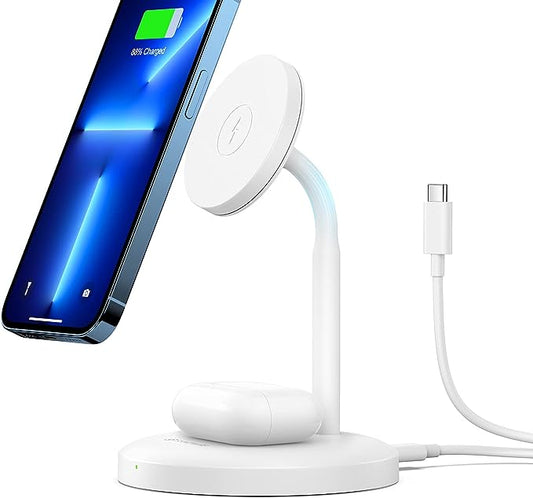15W 2 in 1 Wireless Charging stand Magsafe