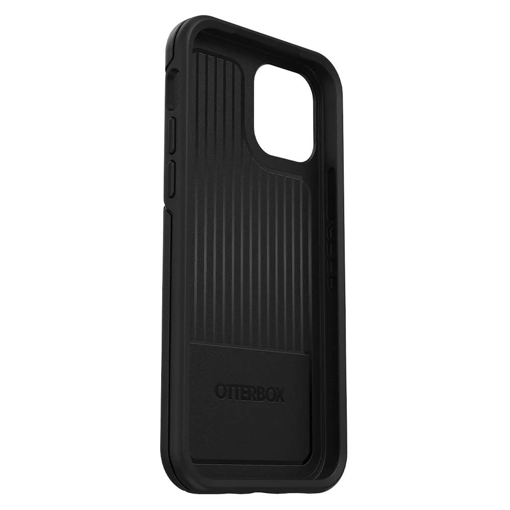 OtterBox - Symmetry Antimicrobial Case for Apple iPhone 12 / 12 Pro - Black