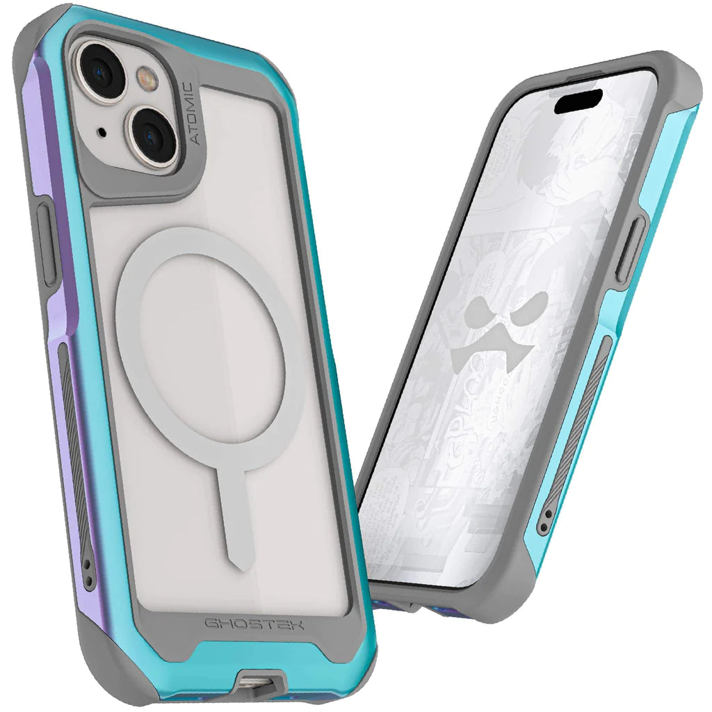 iPhone 15 (6.1) Protective Metal MagSafe Cases — ATOMIC slim - Color Options