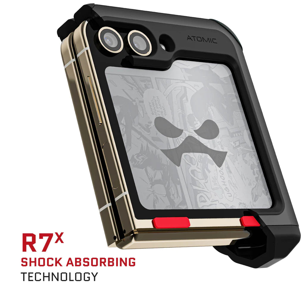 Galaxy Flip 5 Protective Clear Aluminum Cases — ATOMIC slim