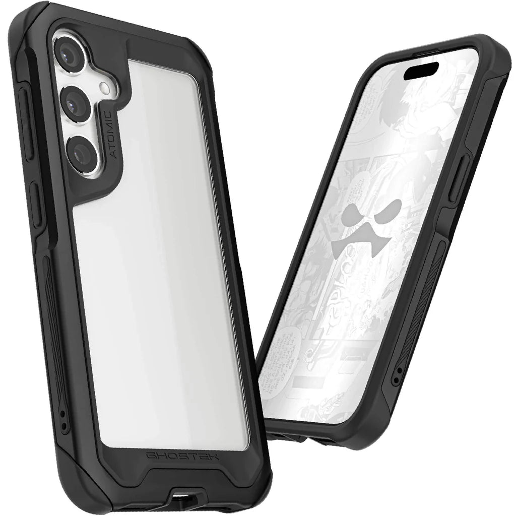 Galaxy S24 Protective Clear Aluminum Cases — ATOMIC slim