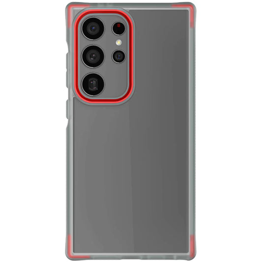 Ghostek - Covert Series Case - Samsung Galaxy S24 Ultra - Clear/Red