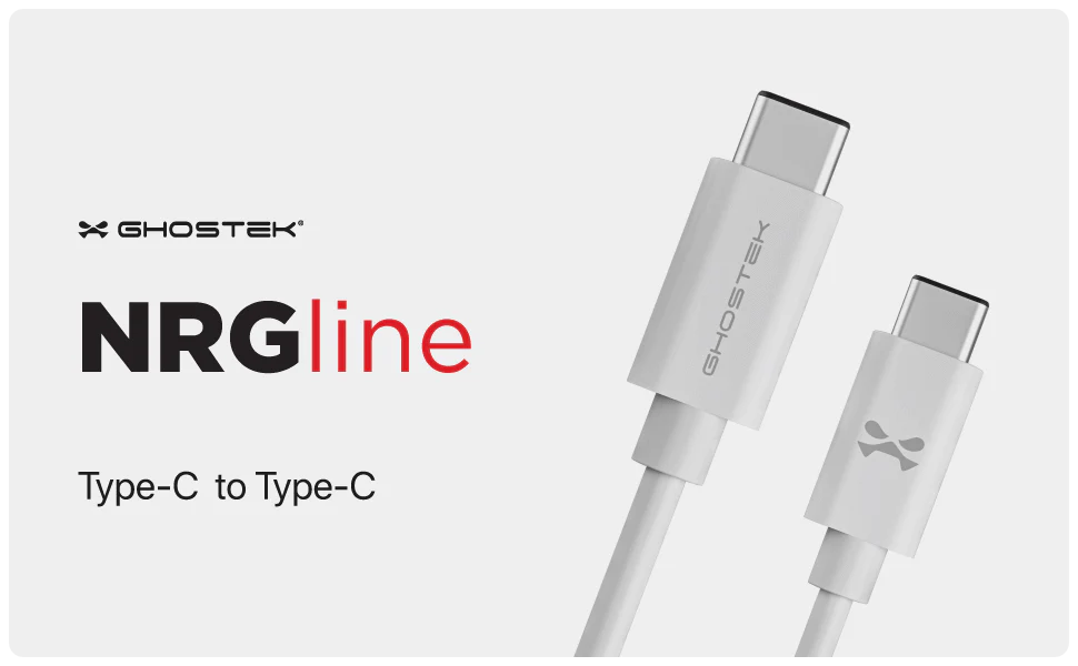 NRGLine - USB-C to USB-C Cable - 60W - White