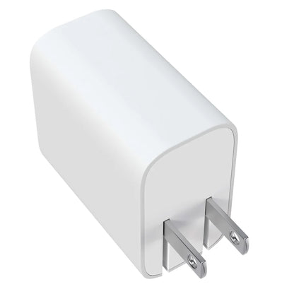 NRGLink - Dual Port USB-C/USB-A Wall Charger - White