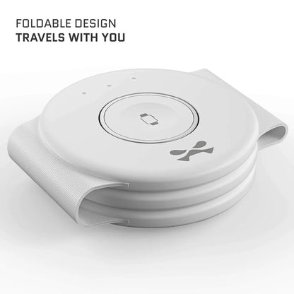 NRGStation - 3-in-1 Foldable Travel/Home Wireless Charging Station - White