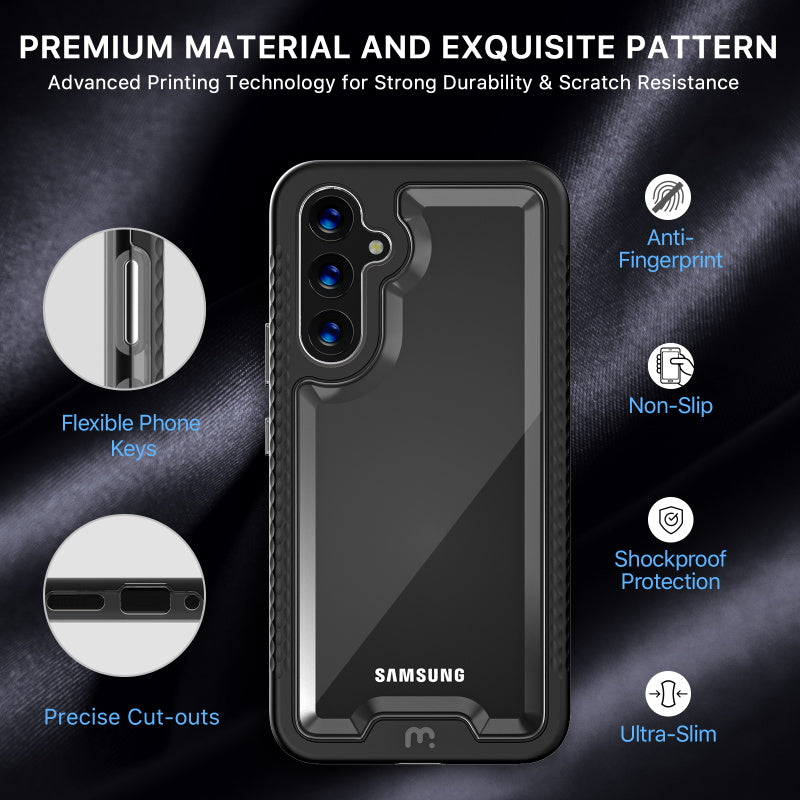 MyBat Pro Lux Series Case for Samsung Galaxy A54 5G - Black