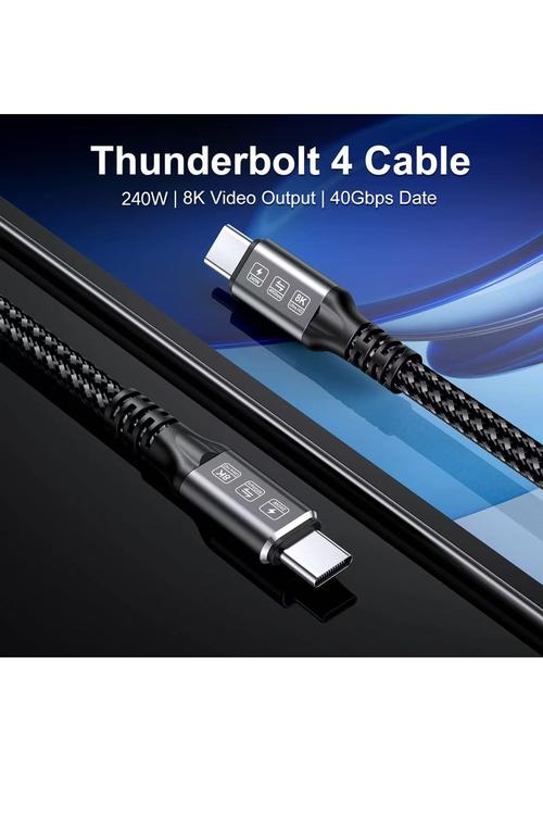 ZDD Thunderbolt 4 Cable 6ft - Black