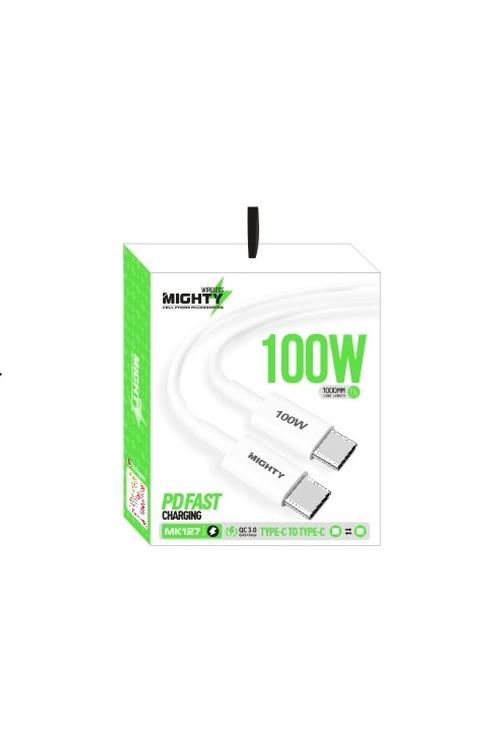 Baseline USB-C to USB-C Fast Sync & Charge cable - 60W - 6 Ft - White