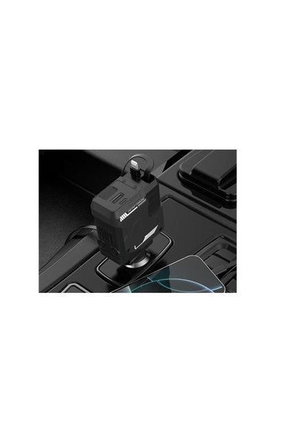 65W Fast Charging Retractable 4 In 1 Car Charger