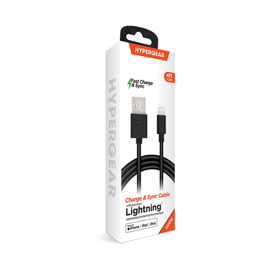 Hypergear / Naztech USB to Lightning Rounded Cable - Size & Color Options