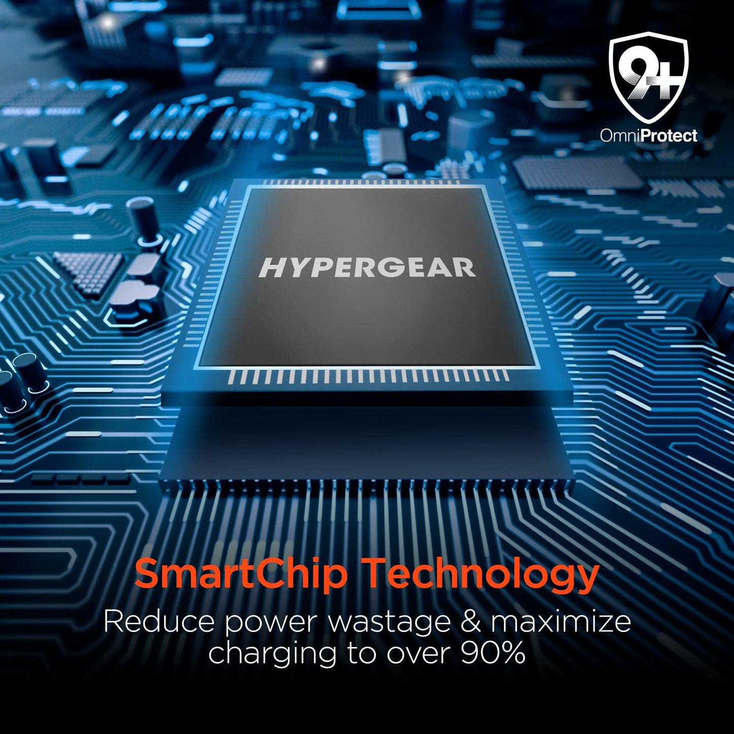 Hypergear 5,000mAh MagSafe Magnetic Wireless Fast Charge Power Bank with a built-in 360° ring holder + kickstand