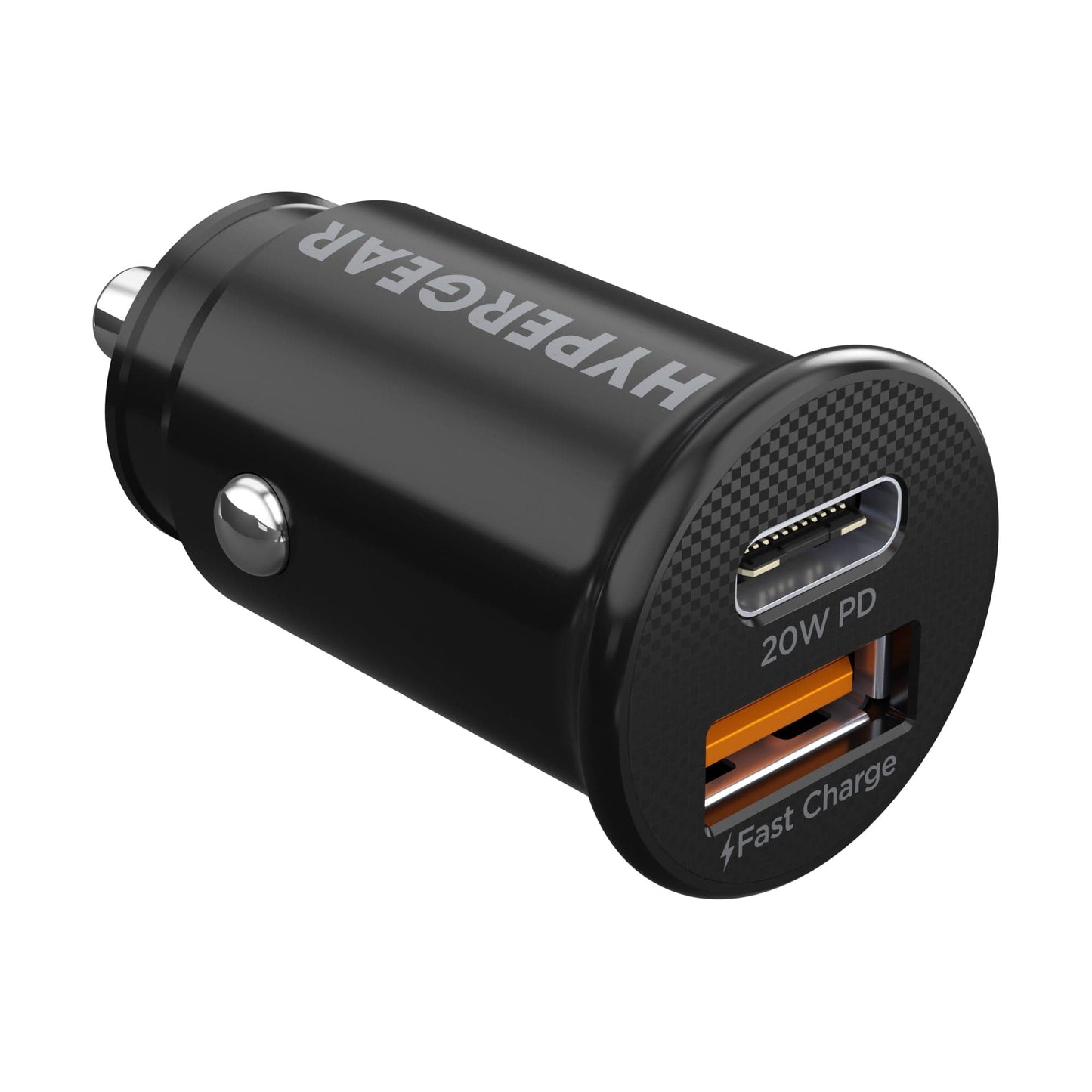 Hypergear Mini 20W USB-C PD + 18W USB Fast Car Charger - Color Options