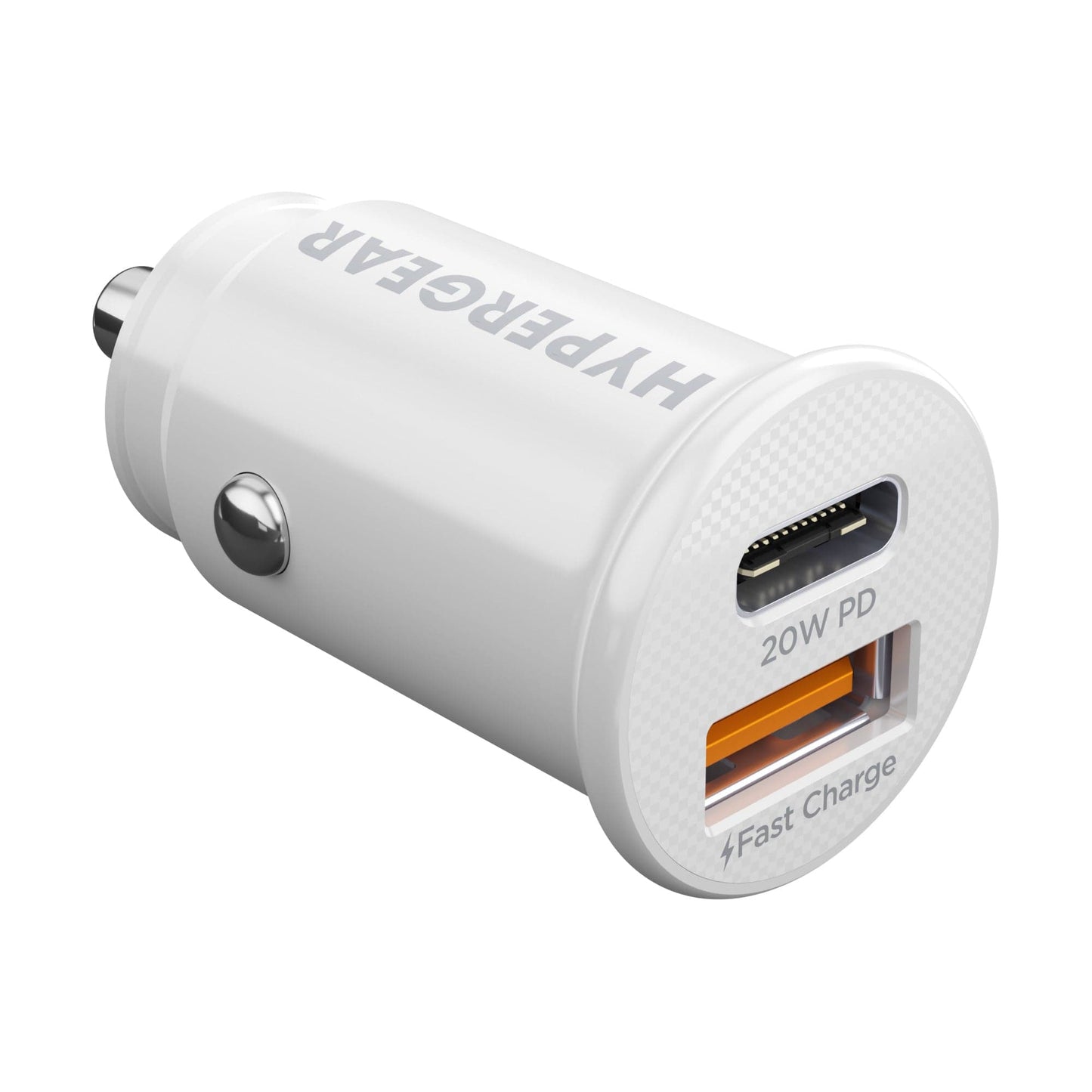 Hypergear Mini 20W USB-C PD + 18W USB Fast Car Charger - Color Options