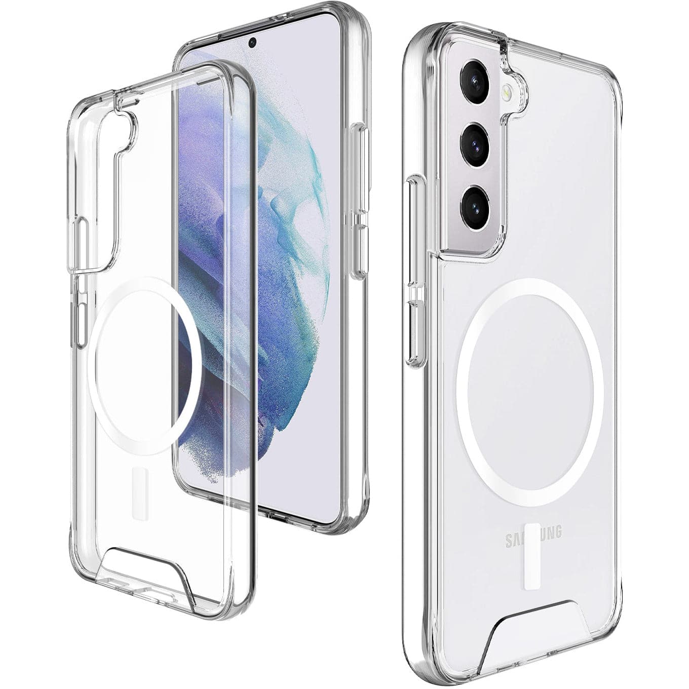 Base B-Air MagSafe Compatible Case - Samsung S22 Plus - Clear