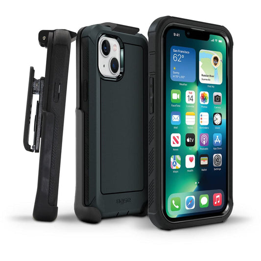 Base Boulder Heavy Duty Co-Molded Rugged Protective Case - IPhone 13 Regular (6.1) - Color Options