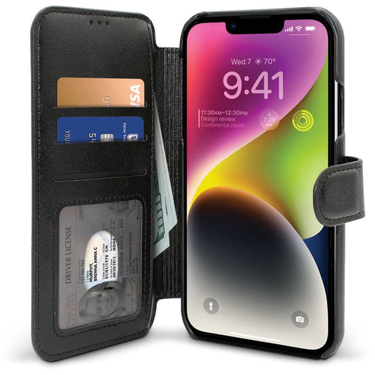 Base Folio Exec Wallet Case - IPhone 14 Regular (6.1) - Color Options