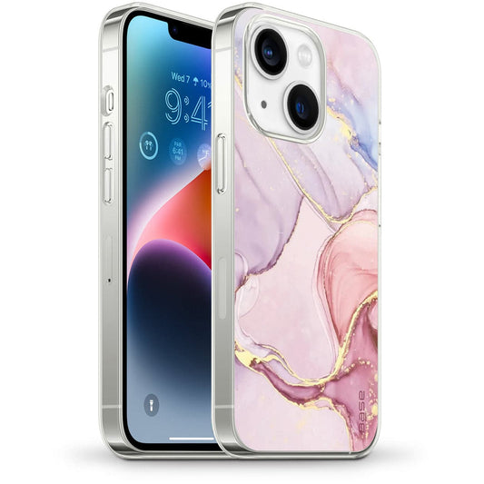 Base Marble Luxury Shockproof Cover Case- (LIMITED EDITION) - IPhone 14 Regular (6.1) - Color Options