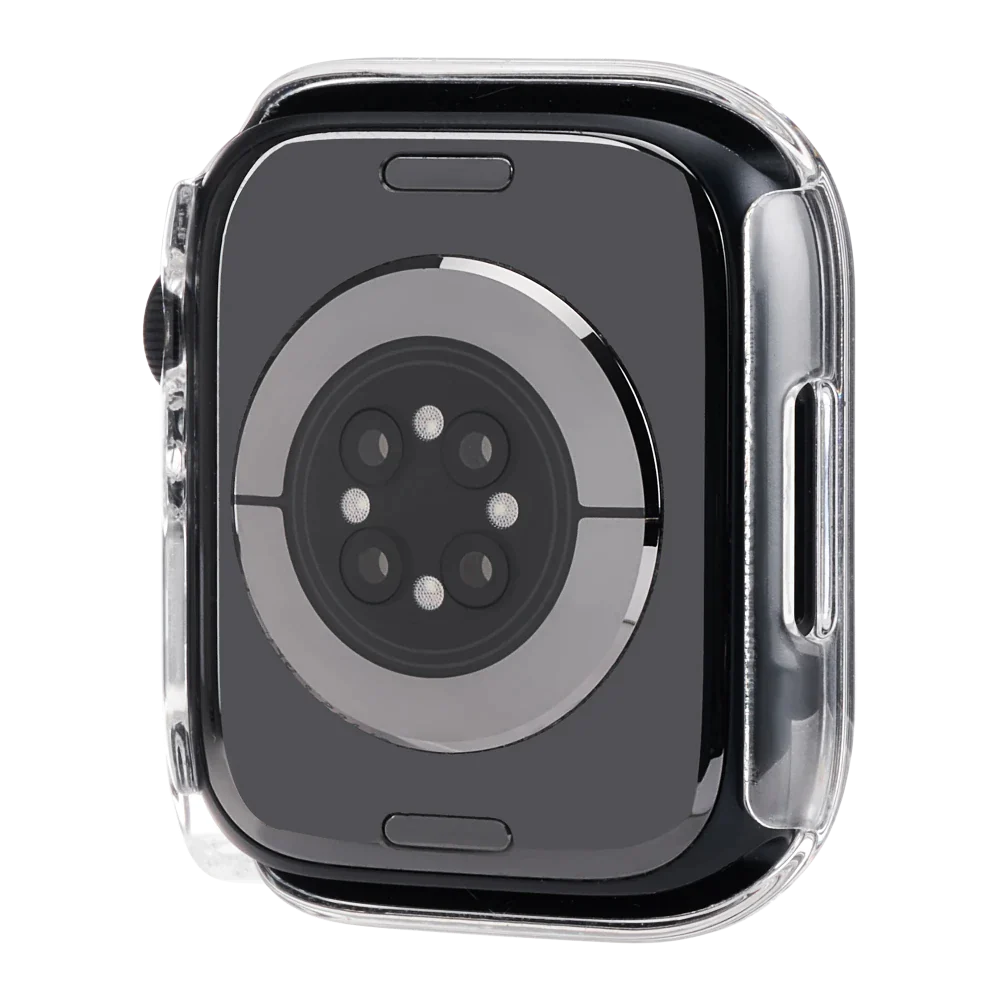 Case-Mate - Tough Case with Integrated Glass Screen Protector for Apple Watch Series 7 / Series 8 45mm - Clear