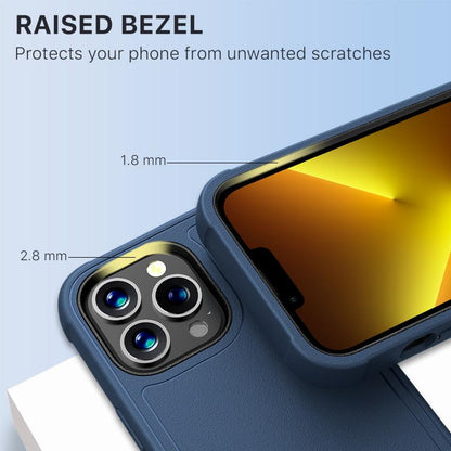 MYBAT Pro Antimicrobial Maverick Series Case with Holster and Tempered Glass - Apple iPhone 13 Pro (6.1) - Color Options