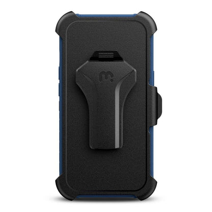 MYBAT Pro Antimicrobial Maverick Series Case with Holster and Tempered Glass - Apple iPhone 13 Pro (6.1) - Color Options