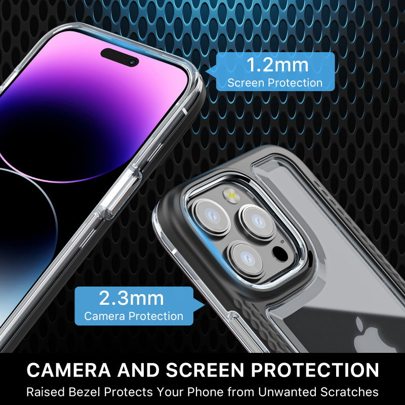 MyBat Pro Lux Series Case with Tempered Glass for Apple iPhone 14 Pro Max (6.7)