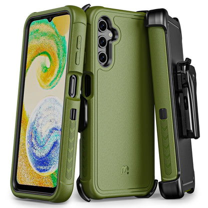 MyBat Pro Antimicrobial Maverick Series Case with Holster - Samsung Galaxy A14 5G - Color Options