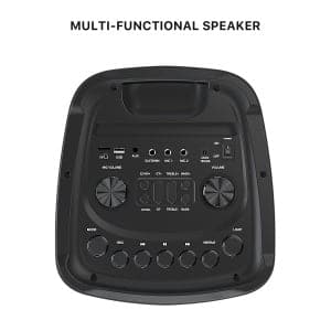 MyBat Pro Torch LED Bluetooth Speaker - Black