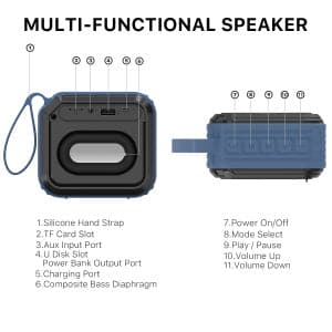 MyBat Pro Oasis Waterproof Bluetooth Speaker - Color Options