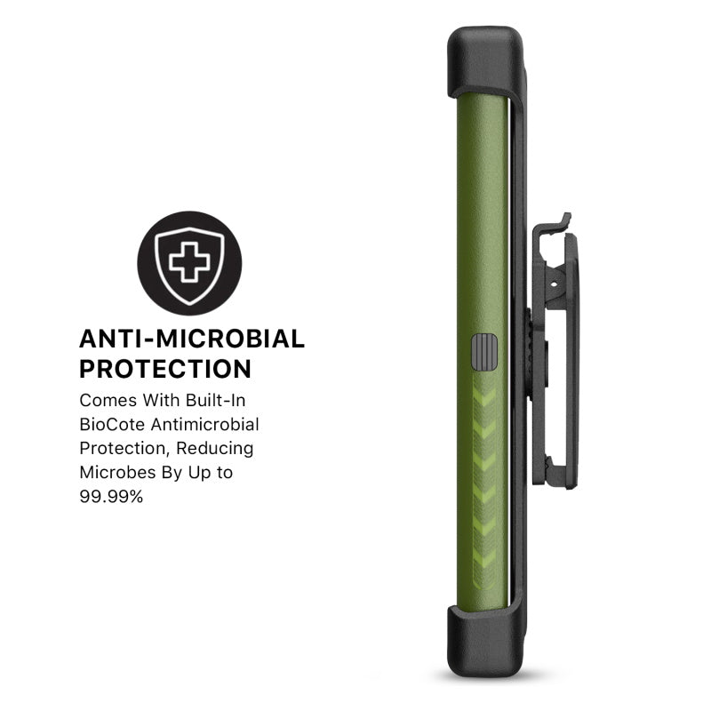 MyBat Pro Antimicrobial Maverick Series Case with Holster - Samsung Galaxy S22 Ultra - Color Options