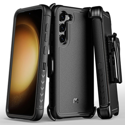 MyBat Pro Antimicrobial Maverick Series Case with Holster - Samsung Galaxy S23 - Color Options