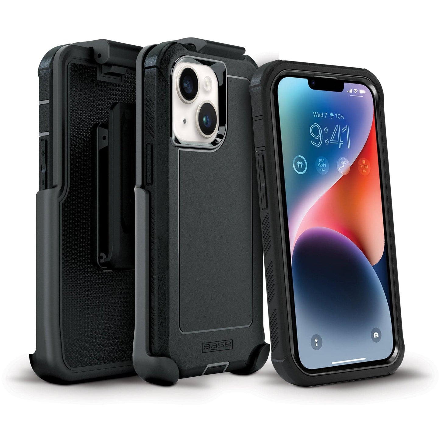 Base Boulder Heavy Duty Co-Molded Rugged Protective Case - IPhone 14 Regular (6.1) - Color Options