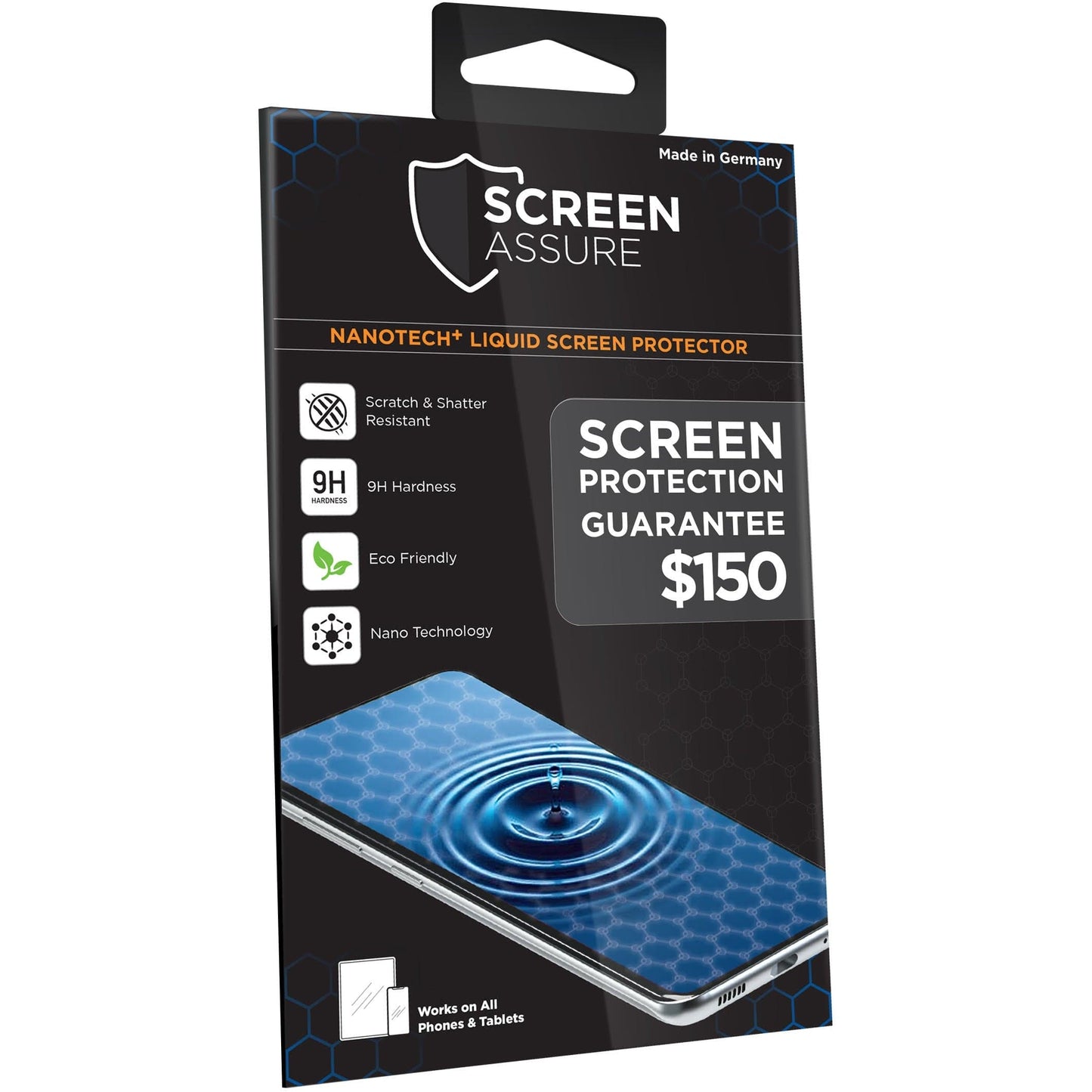 ScreenAssure Liquid Nano Screen Protector No Coverage / $150 Coverage / $300 Coverage