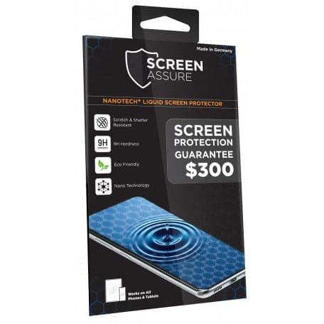 ScreenAssure Liquid Nano Screen Protector No Coverage / $150 Coverage / $300 Coverage