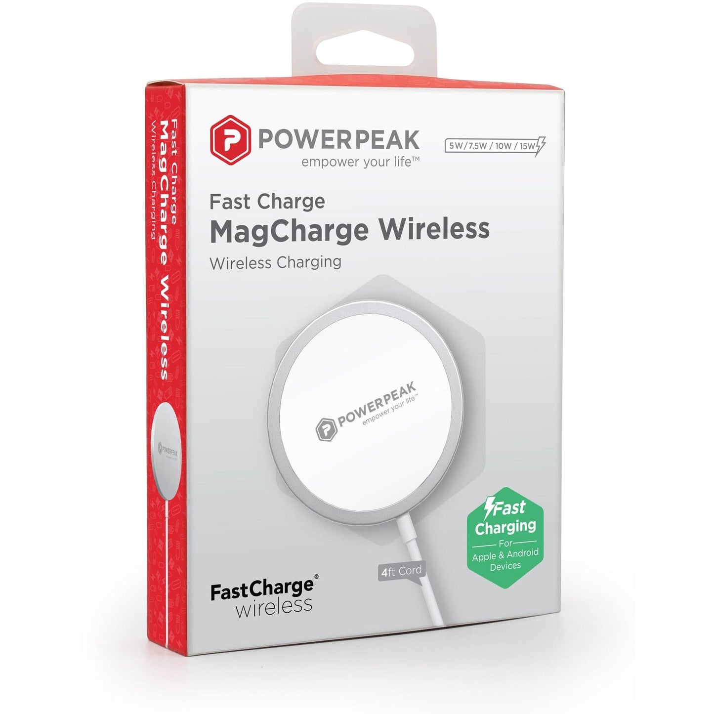 Powerpeak 18W Fast Charge MagSafe Charger USB-C Type Connecter Wireless Charger